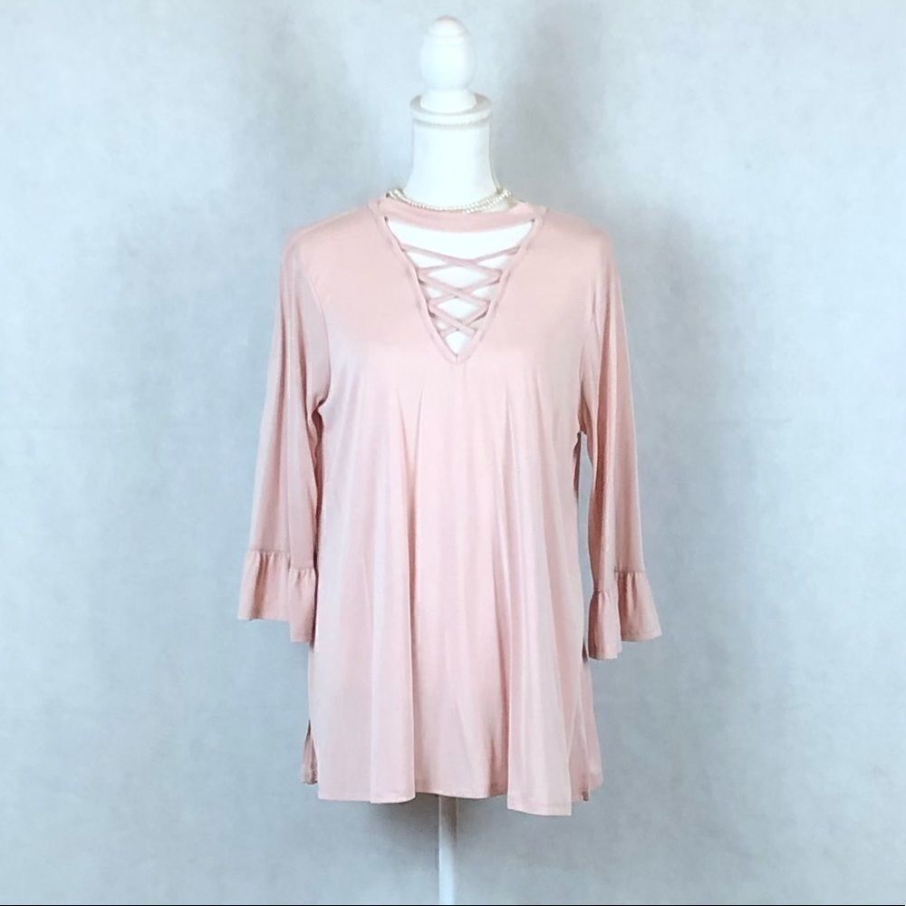 Sz M Andree by Unit Pale Pink Top